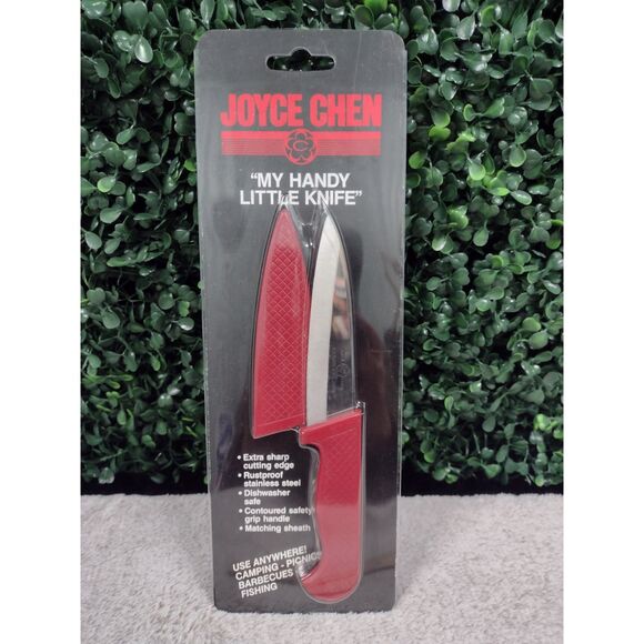 Joyce Chen Other - Joyce Chen My Handy Little Knife Red Extra Sharp Cooking Camping Fishing Japan